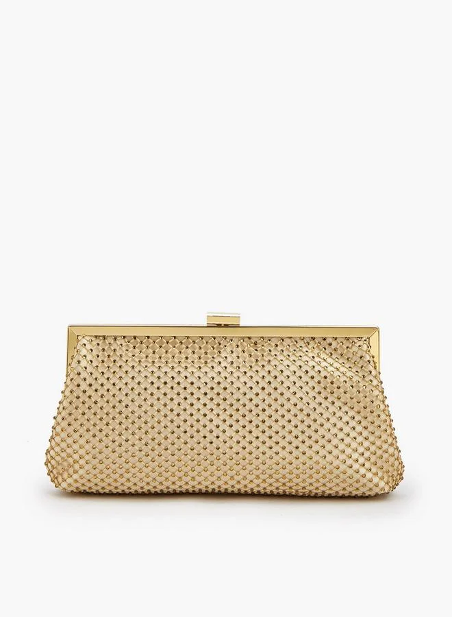 Clutch With Diamond Mesh Design Ramadan Collection